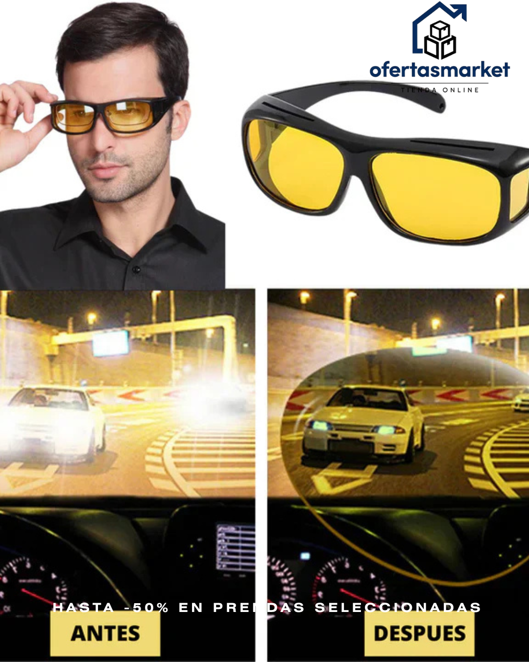 Gafas HD Vision Día y Noche