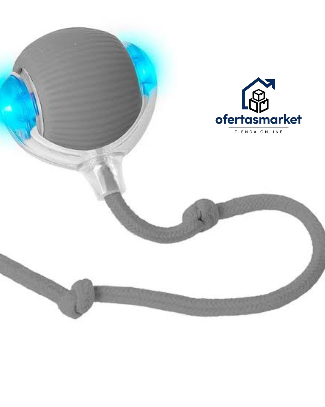 Pelota Inteligente para Gatos con Luz LED